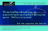 Transferência em Winnicott · Apresentação5 Programa6 Conferências8 Comunicações13 . 5 O Instituto Brasileiro de Psicanálise Winnicottiana (IBPW) promove colóquios anuais,