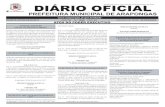 Prefeitura Municipal de Arapongas · DIÁRIO OFICIAL PREFEITURA MUNICIPAL DE ARAPONGAS QUINTA-FEIRA 09/02/2017 ANO: IX Nº: 1849 PÁG: 01 atribuições legais, D E C R E T A: Art.