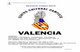 REVISTA JUNIO 2019 - cccvalencia.es · CENTRO CULTURAL CAMPISTA DE VALENCIA PÁGINA 18 ACAMPADA PRIMAVERA. ALTEA 2019 Acampada de Primavera´19 del 26 al 29 de Abril en el Camping