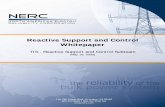 Reactive Support and Control whitepaper 200801 Voltage and... · 2020-08-01 · includes voltage control related standards; PRC-10-0 –Assessment of the Design and Effectiveness