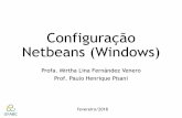 Configuração Netbeans (Windows)professor.ufabc.edu.br/.../docAEDI/aedi01_pratica_netbeans_window… · Configuração Netbeans (Windows) Profa. Mirtha Lina Fernández Venero Prof.