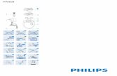 HP6608 - Philips · Para evitar danos e ferimentos, não use o aparelho (com ou sem acessórios) no couro cabeludo, sobrancelhas, cílios, roupas, tecidos, cordas, escovas etc. Não