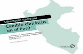 ectorio nacionalCambio climático en el Perú es, políticas ... · 7 Directorio nacional El presente documento es una recopilación de instituciones, investigadores, políticas,