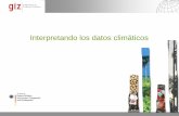 Interpretando los datos climáticos · Intercooperation – PERÚ, y financiada por el Programa de - Bolivia, ... de un metro para el año 2010 que para el año 2030. ... datos climáticos