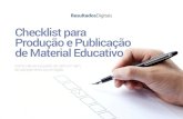 Checklist para Produção e Publicação de Material Educativo1h4hfe10xz8m3g3xkh2wb9lc.wpengine.netdna-cdn.com/wp-content/… · £ Criar Landing Page £ Escolher título, subtítulo