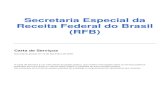 Secretaria Especial da Receita Federal do Brasil (RFB) · Receita Federal do Brasil (RFB) Carta de Serviços Documento gerado em 01 de Agosto de 2020. A Carta de Serviços é um instrumento