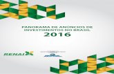 PANORAMA DE ANÚNCIOS DE INVESTIMENTOS NO BRASIL 2016 · Tabela 3: Anúncios de investimentos no Brasil entre 2012 e 2016 por tipo (US$ milhões) 5 - REGIÃO As Regiões Nordeste