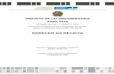 PARECER DA RECEITA · Estima a receita e fixa a despesa da União para o exercício financeiro de 2018 PARECER DA RECEITA Senador ATAÍDES OLIVEIRA (PSDB/TO) Relator da Receita ...
