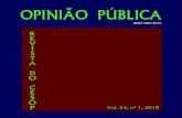 Vol. 24, nº 1, 2018 - Unicamp€¦ · OPINIÃO PÚBLICA, Campinas, vol. 24, nº 1, jan.-abr., 2018 2 A despeito de sua consolidação no debate acadêmico por conta de um foco específico