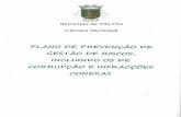 Município de Vila Flor Câmara Municipal€¦ · A Câmara Municipal de Vila Flor apresenta o seu Plano de Prevenção dos Riscos de Gestão, incluindo os de Corrupção e Infracções