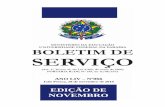 EDIÇÃO DE NOVEMBRO · 28/11/2019 BOLETIM DE SERVIÇO - Nº 66 PÁGINA 1 boletim.servico.ufpb@reitoria.ufpb.br EDIÇÃO DE NOVEMBRO ANO LIV – Nº066 João Pessoa, 28 de novembro