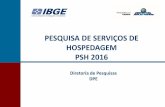 PESQUISA DE SERVIÇOS DE HOSPEDAGEM PSH 2016€¦ · bem como apresentar um quadro atualizado da potencialidade do mercado hoteleiro. Com a publicação e a divulgação dos dados