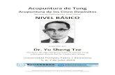 NIVEL BÁSICO · estudio de enseñanza continuada online supervisado por el Dr. Yu Sheng Tze en persona durante todo el año y activo desde noviembre del 2015. Acupuntura de Tung,