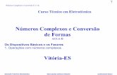 Números Complexos e Conversão de Formas · 2020-04-26 · Adição e subtração de números complexosAdição e subtração de números complexos A adição e a subtração não