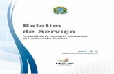 Boletim de Serviço · O Boletim de Serviço da Universidade da Integração Internacional da Lusofonia Afro-Brasileira (Unilab) é um veículo de comunicação oficial interna, destinado