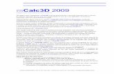 Apres mCalc3D2009 - Stabile · A grande tônica do mCalc3D 2009 é que esse programa tem a mesma facilidade de uso que o programa m Calc que já é sucesso nacional: fantástica geração