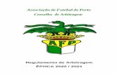 Associação de Futebol do Porto Conselho de Arbitragem de arbitra… · O seminário específico de árbitro de futebol de praia é realizado pelo Conselho de Arbitragem da AFP.
