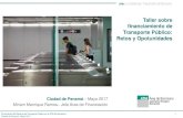 Taller sobre financiamiento de Transporte Público: Retos y ... · Financiación del Sistema de Transporte Pública en la ATM de Barcelona 42 Ciudad de Panamá - Mayo 2017 Gama de