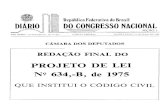 República Federativa do Brasil DIARIO ===li'I~~ DO ...imagem.camara.gov.br/Imagem/d/pdf/DCD17MAI1984SUP.pdf · Art. 79. Pode ser declarada a morte presumida, sem decretação de