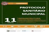 PROTOCOLO SANITÁRIO MUNICIPAL 11 …...empresas de destinação de resíduos urbanos, entre outros. O caderno 11 deve ser conhecido e aplicado de forma complementar e indissociável