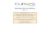 Gestão de Conflitos - Cursos 24 Horas · Maslow delineou quatro estágios de aprendizagem, a fim de alcançar a competência em uma determinada habilidade. 6 ... competência de