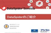 DataSpiderのご紹介 - Ashisuto...JDBC ODBC NeoCore XMS Shunsaku データベース メール (SMTP/POP3/IMAP4) FTP REST Web Webサービス ActiveDirectory JMS ネットワーク