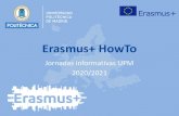 Erasmus+ paso a paso de...El Programa Erasmus+ Jornadas Informativas UPM – 2020/2021 - 4 Financiación – Fondos de la UE (máximo de meses según financiación recibida, ayuda