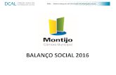 BALANÇO SOCIAL 2016 - Montijo, PortugalEditar Balanço Social Lista de Balanço Social Ano 2016 Quadro Quadro 3 - [BS300] Contagem dos trabalhadores por cargo / carreira segundo o