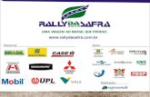 Patrocínio: Apoio©... · • Integração lavoura/pecuária; 3) Utilização de Insumos ... Resultados Rally da Safra 2011. RALLY DA SAFRA 2011 Número de amostras realizadas No.