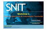 Workshop SNIT 17NOV2017eniig.dgterritorio.gov.pt/sites/default/files/... · CADASTRO Facilitar o acompanhamento e a avaliação regular das Políticas Públicas de Ordenamento do
