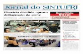 Plenária dividida aprova Assembleia deflagração da greve · 2 – Jornal do SINTUFRJ a serviço da categoria – No 955 – 6 a 12 de junho de 2011 – – sintufrj@sintufrj.org.br