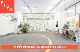 Pivô Pesquisa ReMOTO 2020 - pivo.org.br · Pesquisa Remoto. O programa é realizado online, através de plataforma de videoconferência. As datas para os editais e períodos de residência