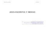 ADOLESCENTES Y RIESGO€¦ · RED DE EDUCADORES 27.03.2012 CONCEPTO DE RIESGO Ley 14/2002 (art. 47 y art. 48) …menor que por sus circunstancias personales o familiares, influencia