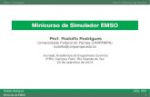 Minicurso de Simulador EMSO - ChENGINEER SPACErodolfo.chengineer.com/data/uploads/minicurso_emso... · Simuladores de Processos Simulador EMSO Linguagem de Modelagem Exemplo 1: Tanque
