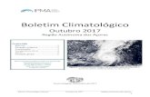 Boletim Climatológico€¦ · maiores desde pelo menos o ano 2000 nos Grupos Central e Oriental. Situação sinóptica A situação média à escala sinóptica na região dos Açores