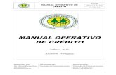  · MANUAL OPERATIVO DE CRÉDITO MOCRE Página 2 de 234 Versión 2.0 ÍNDICE A. Introducción