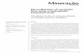 Mining - SciELO · Lorgio Gilberto Valdiviezo Gonzales et al. REM: R. Esc. Minas, Ouro Preto, 66(4), 507-512, out. dez. | 2013. Contact angle measurements. Contact angle on mineral