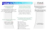Catálogo de Medidores Ultrasonicos FMSplandata.com.br/fms/CatalogoUltrasonico.pdf · para medição discreta ou contínua de nível e vazão para líquidos, sólidos e gases sem