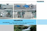 Tecnologia do Ambiente em todo o mundo - Huber …...4 Áreas de aplicação Tratamento mecânico de águas residuais Diversos tipos de equipamentos de tamisação e ﬁltração para