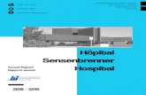 Hôpital Sensenbrenner Hospital --Annual Report.pdf · Hôpital Sensenbrenner Hospital 2018 - 2019 Annual Report Rapport annuel Hôpital Sensenbrenner Hospital 101 Progress Crescent