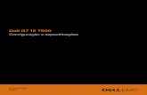 Dell G7 15 7500 · 2020. 8. 6. · Recursos Descrição Meu Dell Local centralizado para os principais aplicativos da Dell, artigos de ajuda e outras informações importantes sobre