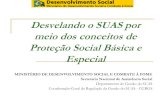 Desvelando o SUAS por meio dos conceitos de Proteção ... · adesão ao SUAS; define níveis diferenciados de gestão de estados e municípios. NOB RH (2006) A NOB/RH aprovada pelo