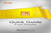 Guia Rápido - Foxit Softwarecdn02.foxitsoftware.com/pub/foxit/manual/pt_br/Fox... · O arquivo será convertido para tipo PDF e você poderá Salvar no local desejado: FOXIT READER