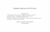 Profa. Josiane M. Pinheiro - Departamento de Informáticajmpinhei/IA-CC/08Redes Neurais Artificiais.pdf · – Na fase de aprendizagem o sinal de erro da saída é retropropagado