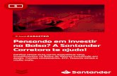 Pensando em investir na Bolsa? A Santander Corretora te ajuda! · A taxa de custódia é um valor cobrado dos investidores, pela B3, sobre as aplicações na Bolsa de Valores. Além