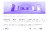 MUSEU NACIONAL DA MU╠üSICA-PPencomenda.oasrs.org/media/2019/11/tr-anexo-i... · A instalação do Museu Nacional da Música no andar nobre da ala Norte do Palácio, em es- paços