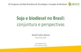 Soja e biodiesel no Brasil · Biodiesel 3,769 4,110 5,021 Outros usos 3,688 3,690 3,679 Estoque final 409 259 109 Processamento de soja será de 44,0 Mt em 2020. Essa quantidade é