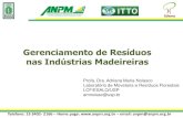 Gerenciamento de Resíduos nas Indústrias Madeireiras§ão... · • fornecer os conceitos e métodos para a elaboração de planos de gerenciamento de resíduos pela indústrias