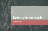 Sistemas de Numeração - Ariel Diasarieldias.com/material/2019-2/SN/Aula1.pdf3β2 + d 2β1 + d 1β0 347 = 3x102 + 4x101 + 7x100 ou 347 = 3x100 + 4x10 + 7x1 1241 = 1x103 + 2x102 +