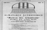 RA113 - Asociación Argentina Amigos de la Astronomía · 2017. 7. 12. · Avda. Patricias Argentinas 550 (Parque Centenario) U. T. 43-3366 BUENOS AIRES Suserip. $ 6. • ejempInrS